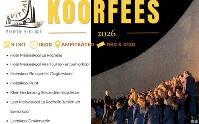 Koorklanke vul die Taalmonument se Amfiteater